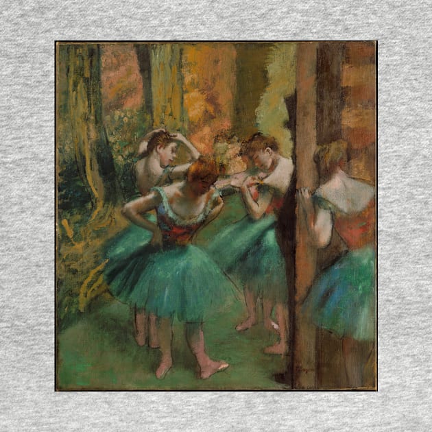 Dancers, Pink and Green by EdgarDegas